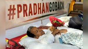 Dehlida ochlik e'lon qilgan faolning salomatligi yomonlashmoqda