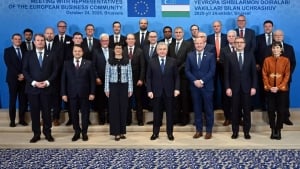 Мирзиёев встретился с европейскими компаниями в Брюсселе