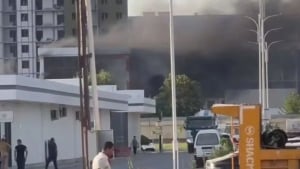Toshkentda qurilishda yong‘in yuz berdi, odamlar zarar ko‘rmadi