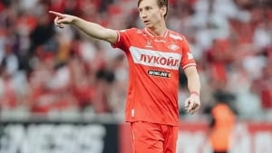 Spartak football player's card changed by VAR