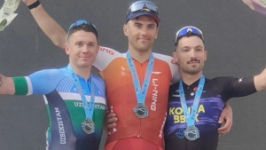 Uzbekistan cyclist takes second place at Antalya competition