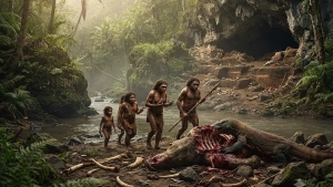 The hobbits of Indonesia were not clever hunters but clumsy scavengers