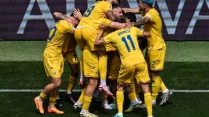 Romania defeated Austria in 90 minutes