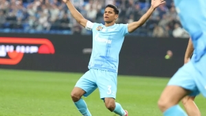 Douglas Santos plays for Brazil against Chile
