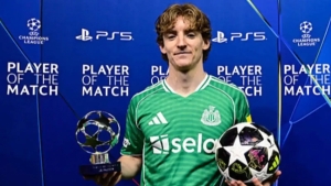 Anthony Gordon is the Champions League Player of the Week!