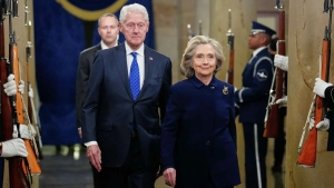 The Clintons denied allegations in the Epstein case