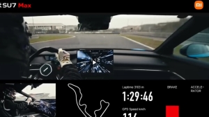 Xiaomi kompaniyasining yangi elektromobili poyga yo'lagida rekord o'rnatdi