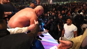 Oleksandr Usyk predicted Anthony Joshua's victory over Tyson Fury