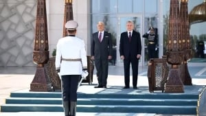 Mirziyoyev Iordaniya podshohini Samarqandda kutib oldi