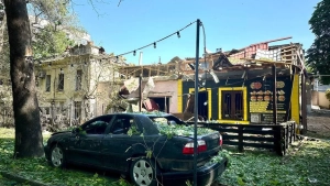 Russian drones have struck Ukrainian territories again