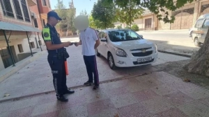 В Самарканде водитель «Cobalt» нарушил правила