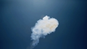 A strong fire broke out at the American military base in Baghdad