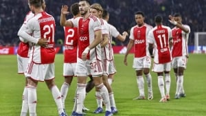 Ajax equalized the score at Volendam stadium