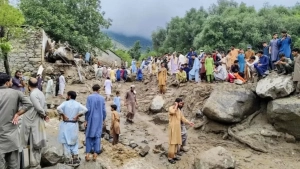 Heavy rains and floods occurred in Pakistan
