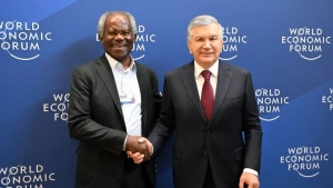 Shavkat Mirziyoyev met with BlackRock leadership in Davos