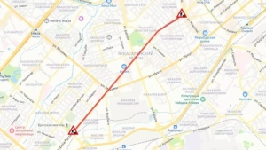 Toshkentda Shota Rustaveli ko‘chasida harakat cheklovi