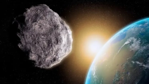 Recently asteroid Earth passed safely by