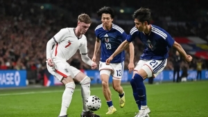 Japan defeated England at Wembley Stadium