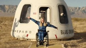Disabled engineer flew to space for the first time