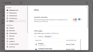 Notion now works offline
