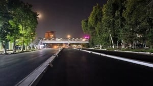 Shota Rustaveli ko‘chasida yo‘l rekonstruksiya bosqichi yakunlandi