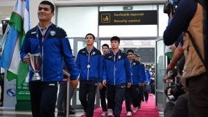 The Asian Cup winners were ceremoniously welcomed (photo)