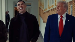 Cristiano Ronaldo and Donald Trump met at the White House