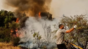 Forest fires intensify in Southern Europe, evacuation begins
