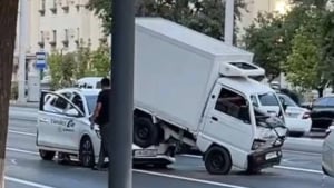 Mirabadda to‘rtta avtomobil ishtirokida avariya yuz berdi