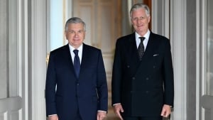 Mirziyoyev met with King Philippe in Brussels