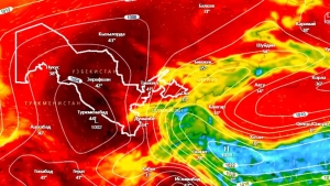 In Uzbekistan, the thermal depression in May caused anomalous heat