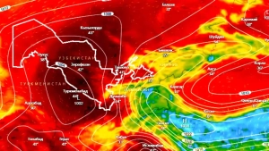 In Uzbekistan, the thermal depression in May caused anomalous heat
