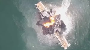 Ukraine drone sankered a Russian reconnaissance ship