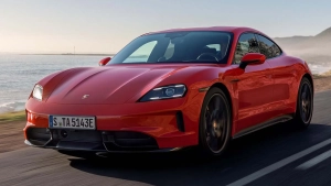 A new virtual gearbox has been installed in the Porsche Taycan electric vehicle