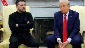 Vladimir Zelensky and Donald Trump had a dispute at the White House