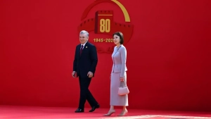 Mirziyoyev Pekinda Jahon urushi yilligida qatnashdi