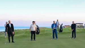 Shavkat Mirziyoyev Cho'lponotada yangi xalqaro golf klubini ochdi