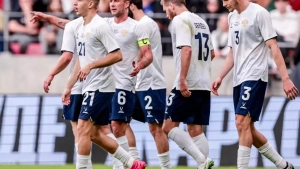 Russia national team on the field against strong opponents