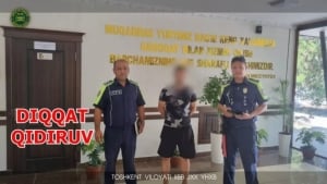 A person wanted in Bekobod has been detained by the traffic police