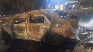 Toshkentda avtomobil yong‘ini tez bartaraf etildi