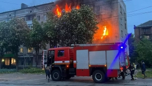 В Киеве в результате воздушной атаки восемь человек получили ранения