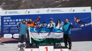 Наши горнолыжники завоевали 6 медалей на чемпионате Азии