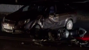 Collision between scooter and Nexia occurred in Chilonzor