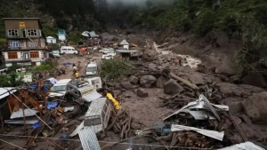Floods and landslides in Kashmir have caused over 60 deaths