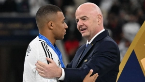 FIFA prezidenti Kilian Mbappening yutuqlari va irqchilikni qoraladi