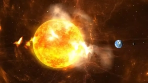 A strong magnetic storm is expected on Earth due to a huge hole on the Sun
