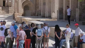 10.7 million tourists visited Uzbekistan throughout the year