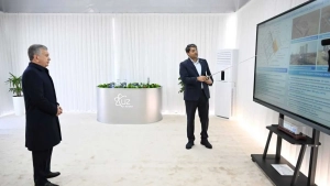 Shavkat Mirziyoyev reviewed the construction of the NPP in Jizzakh