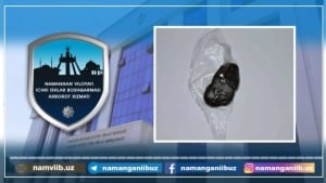 Chartakda narkotik modda saqlagan erkak qo‘lga olindi