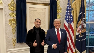 Cristiano Ronaldo visited the White House